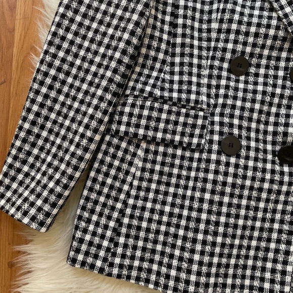 Zara Textured Houndstooth Jacket M NWT - Picture 2 of 7